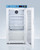 Summit ACR32GNSF456 3.17 Cu. Ft. White Upright Healthcare Refrigerator - 115 Volts