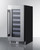 Summit SDHW1532 1.8 Cu. Ft. Black Freestanding Undercounter Wine Cellar - 115 Volts