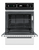 Summit WEM715KW 24" Wide White Finish Electric Residential Wall Oven - 115 Volts