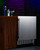 Summit FF27BSSCAS 4.98 Cu. Ft. Black Stainless Steel Solid Door All-Refrigerator - 115 Volts