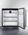 Summit FF27BSSCAS 4.98 Cu. Ft. Black Stainless Steel Solid Door All-Refrigerator - 115 Volts