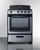 Summit PROEL24SS 24" W Stainless Steel Cabinet and Door Electric Coil Range - 240 Volts