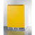 Summit BRF611WHYADA 5.1 Cu. Ft. Saffron Gold Door White Undercounter Refrigerator-Freezer - 115 Volts