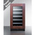 Summit CL18WCPNR 3.25 Cu. Ft. Black Freestanding Undercounter Wine Cellar - 115 Volts