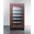 Summit CL18WCPNR 3.25 Cu. Ft. Black Freestanding Undercounter Wine Cellar - 115 Volts