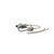 Component Hardware KE19-4000-SD1 3" Chrome Swivel Gooseneck Spout Deck Mount 1.5 GPM Encore Intelli-Flo Electronic Faucet