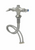 T&S Brass S-0200-LN Stainless Steel Single Hole Deck Mount EverSteel Faucet