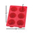 Harold Import 43629 2.5 Oz. Silicone Mrs. Anderson's Baking Silicone Muffin Pan