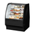 True TGM-R-36-SC/SC-B-W 36.25" W Curved Glass 3 Shelves Glass Merchandiser