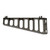 Cambro EWSSBS18110 18" Black Straight Camshelving Elevation Series Wall Shelving Bracket