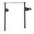 Cambro EWSSBS21110 21" Black Straight Camshelving Elevation Series Wall Shelving Bracket