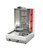 Omcan USA 47496 65 Lbs. Natural Gas 3 Burners Doner Kebab Machine or Vertical Broiler or Shawarma Grill - 120 Volts