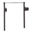 Cambro EWSSBS14110 14" Black Straight Camshelving Elevation Series Wall Shelving Bracket