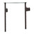 Cambro EWSSBS14110 14" Black Straight Camshelving Elevation Series Wall Shelving Bracket