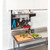 Cambro EWS36PREP110 18" x 36" x 30.25" Black Camshelving Elevation Series Wall Shelving Prep Station Starter Kit