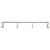 Cambro EWSR48F151 48" x 2" Soft Gray Polypropylene Camshelving Elevation Series Wall Shelving Rail Front