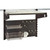 Cambro EWS36SINK110 18" x 36" x 30.25" Black Camshelving Elevation Series Wall Shelving Sink Station Starter Kit