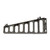Cambro EWSSBA18110 18" Black Angle Camshelving Elevation Series Wall Shelving Bracket