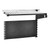 Cambro EWSA36TASK110 18" x 36" Black Camshelving Elevation Series Wall Shelving Task Station Add-On Kit
