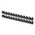 Cambro EWSU302PK110 45" L Black Camshelving Elevation Series Wall Shelving Wall Upright