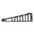 Cambro EWSSBA24110 24" Black Angle Camshelving Elevation Series Wall Shelving Bracket