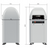 Omcan USA 47580 12.07 Oz. Automatic Bun Rounding Divider - 220 Volts