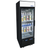 Atosa MCF8720GRL 19.4 Cu. Ft. Black One-Section Glass Door Freezer Merchandiser - 115 Volts