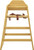 Omcan USA 80610 20" W x 20" D x 29" H Wood Natural High Chair