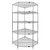 Quantum WR74-1836CRNC-5 36" W x 18" D Chrome Plated Wire Shelving