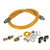 Component Hardware GHM-100KTU160 60" L Stainless Steel Braided PVC Coated 1" Connection Encore Movable Series Gas Hose Connector Kit