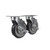 Component Hardware CSTPK-5PUP-4 5" Blue Polyurethane Caster Pack