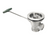 Krowne 22-800 Nickel Plated Cast Bronze Royal Series Ball Valve Twist Drain