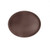 CAC China PDTO-2722BN Brown Plastic Oval Super Tray (6 Each Per Case)