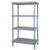 Quantum QP216074V3S1 60" W x 21" D Gray Millenia Shelving Unit