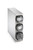 Vollrath K58823 7.13" W x 23.38" D x 24" H Stainless Steel Countertop LidSaver3 Lid Dispenser Cabinet