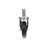 Component Hardware CSTPK-5PRS-SP1 5" Dia. Black Polyolefin Wheel Swivel Ring Stem Caster Pack