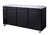 Omcan USA 50061 19.6 Cu. Ft. Three Sections Reach-In Refrigerated Back Bar Cooler - 115 Volts 1-Ph