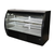 Howard McCray MIRAGE-4-DC-HC-B 19 Cu. Ft. Black Curved Glass Full Service 3 Shelves Mirage Series Refrigerated Bakery Display Case - 115 Volts