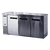 Spartan Refrigeration SSBB-72 72.75" W Stainless Steel 3 Solid Doors Back Bar - 115 Volts