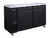 Omcan USA 50059 15.8 Cu. Ft. Two Sections Reach-In Refrigerated Back Bar Cooler - 115 Volts 1-Ph