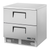 True TFT-32D-2-HC 32.12" W Stainless Steel and Aluminum 2 Drawers Work Top Refrigerator - 115 Volts