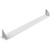 Vollrath 38075 75 1/2" W x 8" D x 1" H White ServeWell Poly Cutting Board for Operator Side