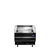 Atosa USA, Inc. ATHOM-39 6.18 Cu. Ft. Black Stainless Steel Open Air Merchandiser - 115 Volts