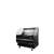 Atosa USA, Inc. ATHOM-39 6.18 Cu. Ft. Black Stainless Steel Open Air Merchandiser - 115 Volts