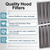 Allmont ALLHF2025 Stainless Steel Hood Filter 20" x 25"