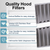 Allmont ALLHF2520 Stainless Steel Hood Filter 25" x 20"