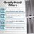 Allmont ALLHF1616 Stainless Steel Hood Filter 16" x 16"