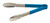 Omcan USA 80543 12" Stainless Steel with Blue Plastic Coated Handle Utility Tongs