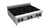 Venancio USA PHP36G-CT-NG 36" W Stainless Steel 6 Burners with Legs Countertop Natural Gas Prime Hotplate - 150,000 BTU