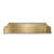 Micro Matic DP-MET-H-PVD-34GR-Z 34" W x 8.5" D Stainless Steel and Brass with Glass Rinser Drip Tray Trough